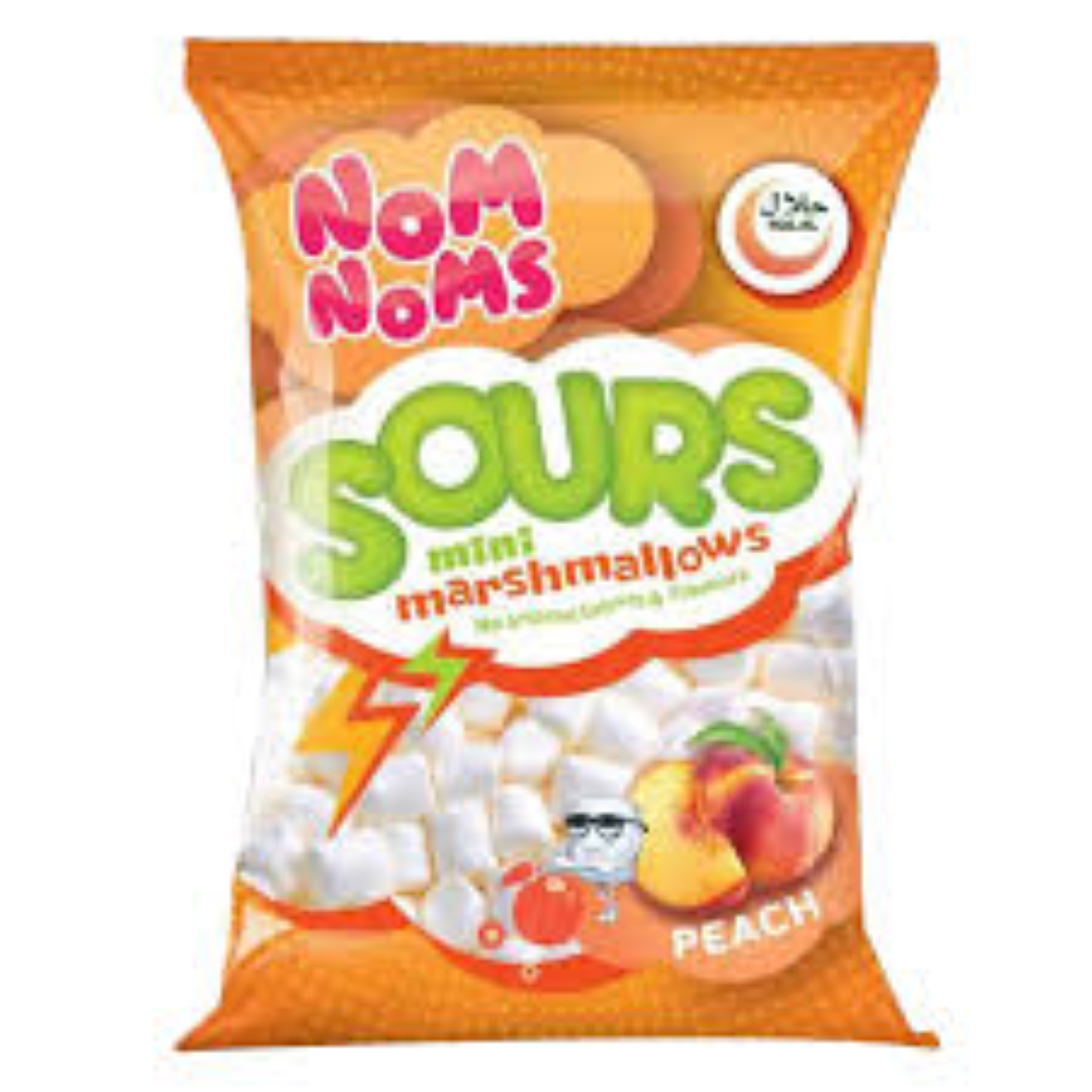 NOM NOMS SOUR PEACH 15G